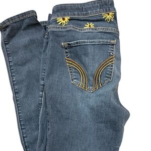 Hollister Co High Waisted Skinny Jeans Size 7 Whimsical Boho